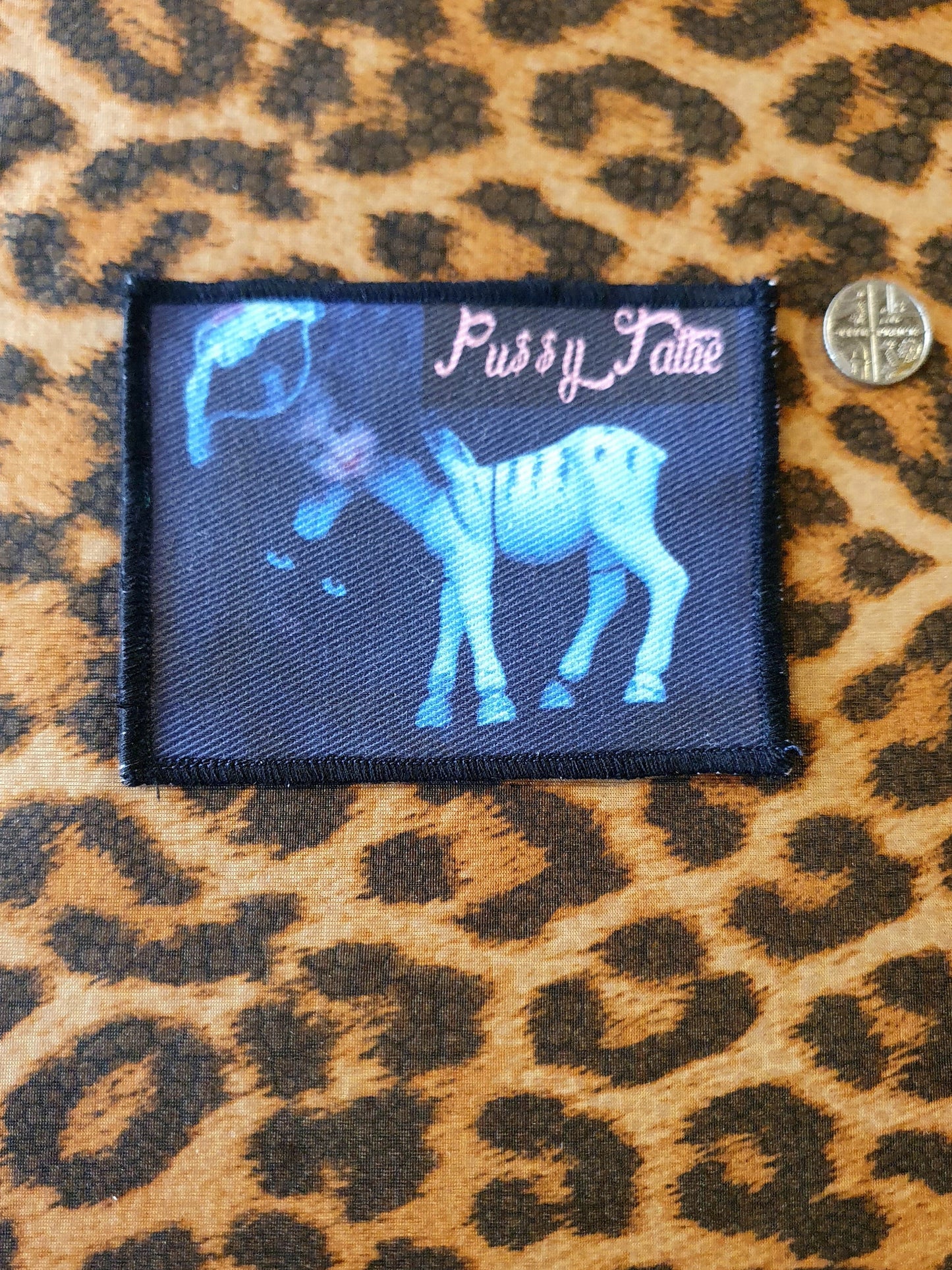 Fabric Patch Pussy Tattie small dollface Pony patches sew it yourself