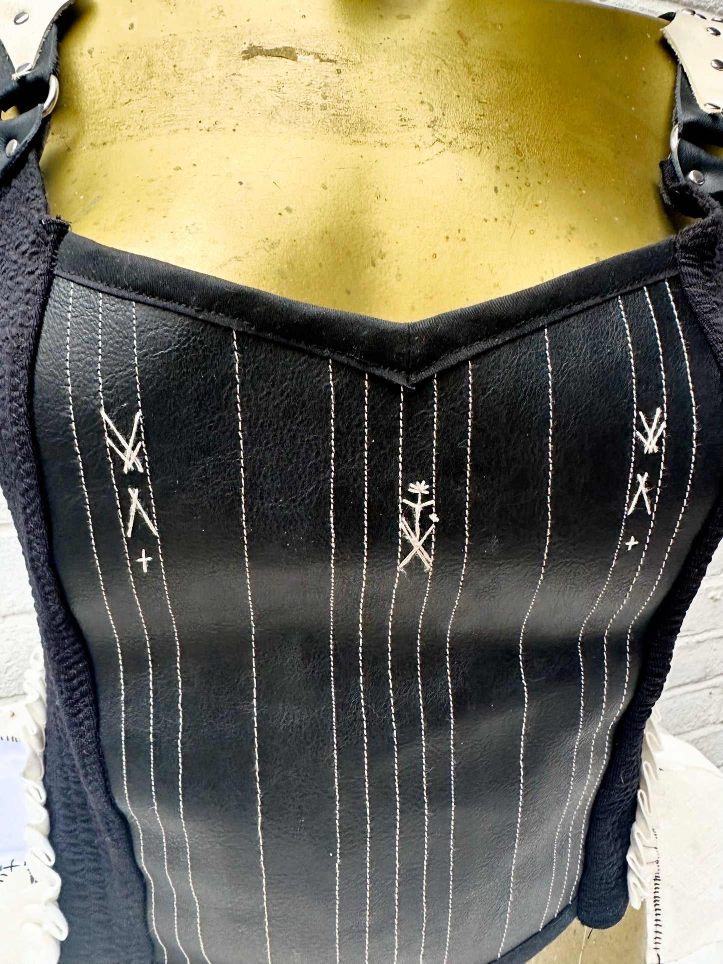 Western Victorian Stretch corset Showgirl top
