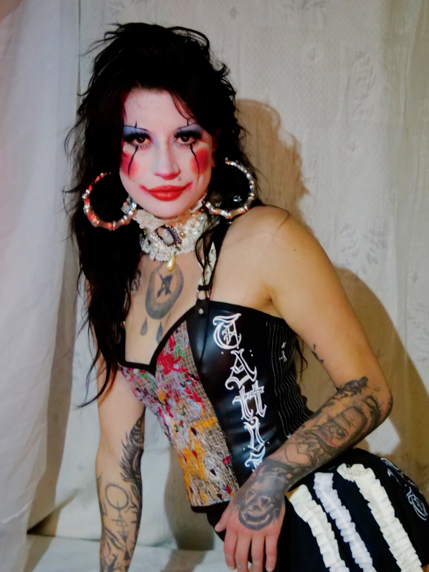 The Pussy Tattie - Black Corset