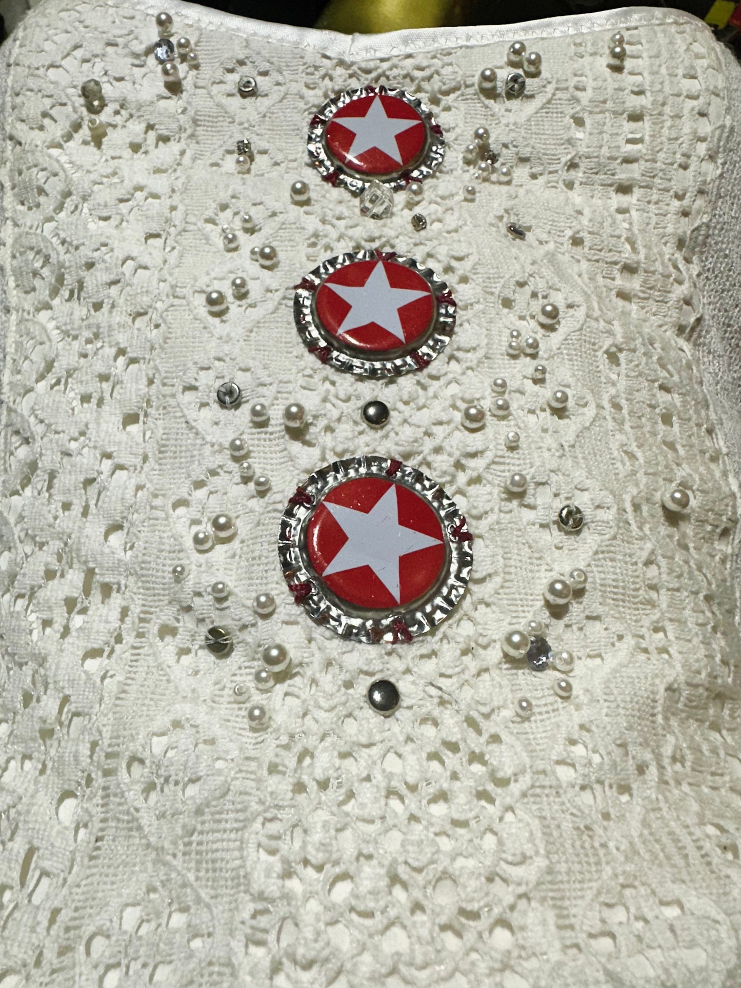 StarCap Lace Showgirl Top