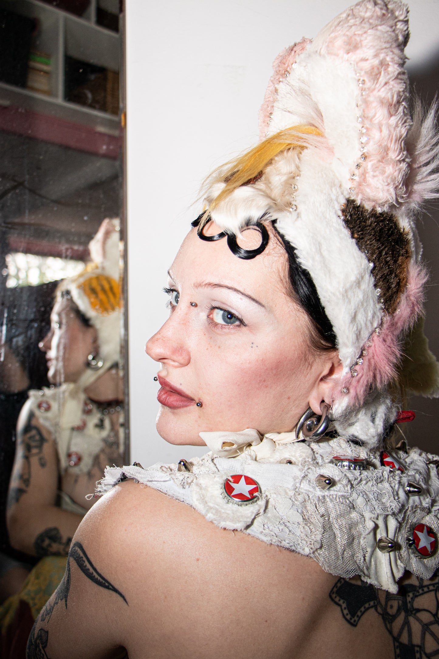 Pony Mutatee Furry Headpiece bonnet hat Pussy tattie